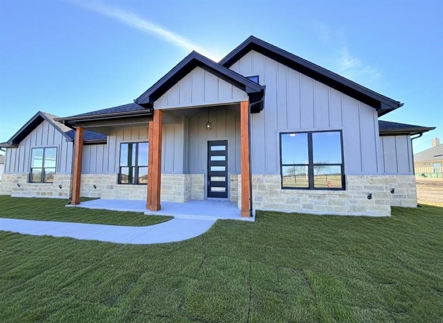 Introducing an Exceptional Ranchette Residence
Presenting a remarkable opportunity to acquire an elegant and serene ranchette, situated on an expansive 2 acre parcel. This property harmoniously integrates refined living with the tranquility of a self-sustaining country environment, while offering the convenience of immediate access to Interstate 35, ensuring a seamless commute.
Meticulously Designed Living Spaces
The residence features a well-conceived open floor plan, encompassing 3 bedrooms and 2 bathrooms, and a dedicated home office. Premium finishes, including sophisticated quartz countertops and an electric accent fireplace, enhance the interior’s distinction. Generous natural light permeates the home, cultivating an atmosphere of warmth and sophistication that is ideal for both relaxation and engaging guests.
Expansive and Versatile Outdoor Areas
The considerable grounds afford ample space for a variety of pursuits, such as recreation, gardening, equestrian activities, or simply appreciating the serenity of the natural landscape. This property is perfectly suited for those who wish to experience the benefits of rural living while maintaining comfort and independence.
Desirable Location and Financial Advantages
Residents will enjoy the peacefulness of the countryside, complemented by a location approximately 25 minutes from the vibrant amenities and attractions of Dallas. Notably, this property is exempt from city taxes, providing a significant reduction in monthly mortgage expenses.
Builder Incentive
This distinguished home truly warrants a personal visit. To further facilitate the purchase, the builder is extending an incentive of $10,000 to be applied toward the buyer’s closing costs.