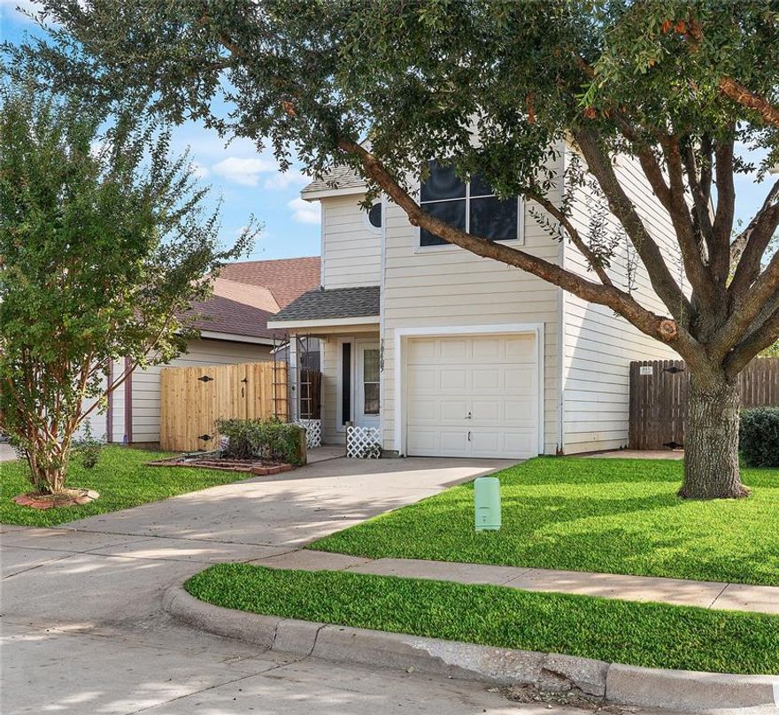 PRICE IMPROVEMENT! In This Market, this is a BUYER's Dream! Schedule your showing today! MOVE IN READY!!  Perfect for First Time Home Buyers or your First Rental Property. Located just minutes from downtown Fort Worth and with easy access to I-35, this home offers the best of both worlds: 3-bedroom, 2.5-bathroom two-story residence nestled in the quiet, established South Oak Grove Estates community. Thoughtfully designed for comfort and everyday living, this home offers a bright open layout filled with natural light throughout. The galley kitchen seamlessly connects to the spacious living room, creating the perfect setting for family gatherings or entertaining guests. Upstairs, you’ll find all three bedrooms and two full baths, providing privacy and a relaxing retreat from the main living areas. The spacious primary suite features a private ensuite bath and an expansive walk-in closet — a perfect blend of comfort, function, and everyday luxury. Enjoy outdoor living year-round in the enclosed back patio, overlooking a fully fenced backyard — ideal for pets, play, or a weekend barbecue.