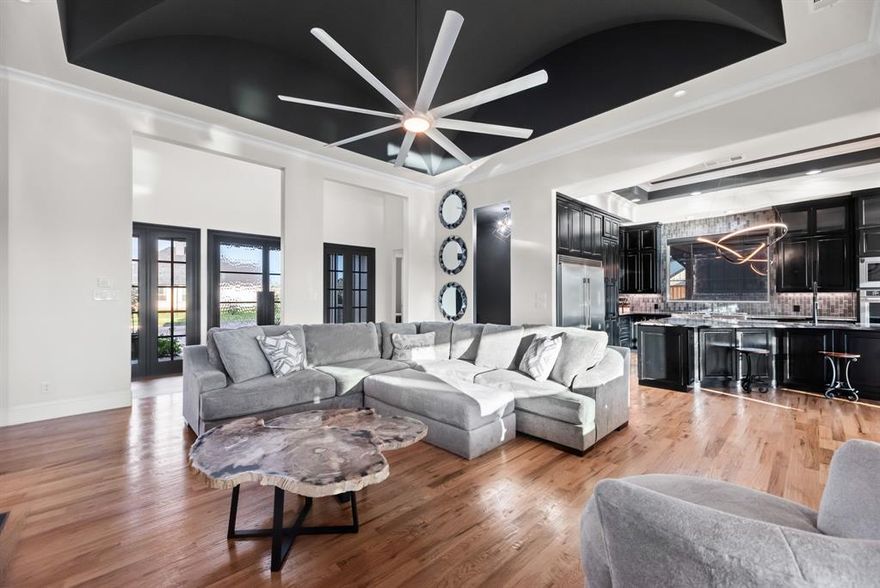 Welcome to your dream home in one of Caddo Mills’ premier custom communities, The Mills. Stunning S. Clements luxury home is situated on a meticulously maintained 1-ACRE lot, offering an exceptional blend of elegance and comfort. Featuring 3 spacious BR & 3.5 baths, each secondary bedroom comes with its own private loft & en-suite bathroom, complete with generous walk-in closets. Home boasts 2 inviting living areas, perfect for relaxation & entertainment. Luxury primary bath adds a touch of sophistication, and every detail in this home exemplifies exceptional craftsmanship & style, dual oversized primary closets that provide ample storage. Enjoy breathtaking views of a gorgeous private pond with a serene water fountain, visible from the entire back of the home, including the inviting back patio, pool, & spa. Outdoor space is truly an entertainer's paradise, featuring a beautifully designed courtyard that adds to the allure. Oversized 2 car garage equipped with storm shelter. Schedule your private tour today!