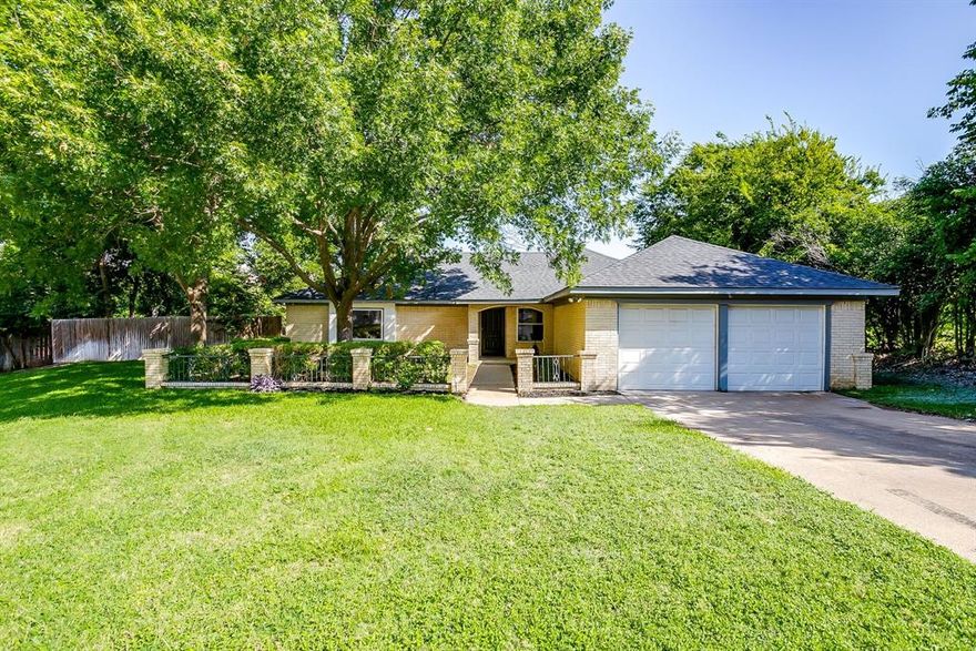 PRICED TO SELL FAST! Seize this rare chance to snag a fully remodeled stunner in Fort Worth. Priced aggressively at $498,000, this move-in-ready masterpiece is a dream for first-time buyers, growing families, empty nesters, or savvy investors chasing hot Fort Worth real estate. Act now offers flying in won't wait! Imagine stepping into a vibrant open-concept haven lit by recessed lighting and new energy-efficient windows pouring in tons of natural light. The chef-inspired kitchen steals the show with custom soft-close cabinets, gleaming quartz counters, top-of-the-line stainless appliances (gas range, microwave, dishwasher included!), Massive island featuring a farmhouse sink, chic subway tile backsplash, and a custom wood hood vent perfect for epic meals and gatherings in this remodeled dream kitchen! Escape to the lavish primary suite: a private paradise with a cozy sitting nook, built-in vanity for work or glam, and dual walk-in closets. The spa-worthy master bath dazzles with veined large-format tiles, double wood vanities, a walk-in shower with clever niches, and premium fixtures. Plus, a flexible bonus room rocks a bold hexagonal tile accent wall and geometric trim, ideal as a home office, formal dining space, or 4th bedroom! Newer Roof, HVAC, and water heater for less worries. Ceiling fans everywhere! A striking stone fireplace for cozy vibes and a chic wet bar with sink, wine fridge, shelves, and hexagon backsplash for ultimate entertaining! Tucked in a serene cul-de-sac, enjoy a spacious fenced yard with covered patio, lush grass, shade trees, and room for BBQs, pets, or play. Your ultimate backyard oasis! Classic brick exterior, 2-car garage, and prime spot near top-rated schools, shopping centers, dining hotspots, parks, and major highways. Motivated Fort Worth's market is on fire! This turnkey gem with luxury vinyl plank floors, modern fixtures, custom features, energy-efficient upgrades, and endless wow-factor won't last! View today and make it yours!