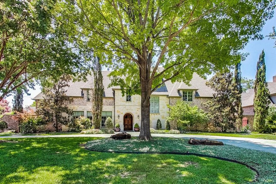 Rare opportunity to own in the tree-lined neighborhood of Inwood Road Estates! Located on a large corner lot, this gorgeous contemporary home has endless opportunities to create your own entertainer’s dream in Preston Hollow.Custom built by Registry Homes, this property boasts a gourmet kitchen with custom cabinetry, Viking appliances, large center island, breakfast room opening to the main living room.The main LR offers one of 3 fireplaces in the home along with views of the pool oasis.The 1st floor master suite is complete with double vanities, large tailored walk-in closets, and beautiful pool views. In addition, the 1st floor features: great room, butler’s pantry, den & full bar - great for entertaining. The 2nd floor features 4 bedrooms, large gameroom, theater, & laundryroom. The backyard is equipped with a beautiful custom pool&patio area perfect for year-round use. Centrally located, with proximity to some of Dallas’ premier, private schools, shops, dining, and Northaven Trail.