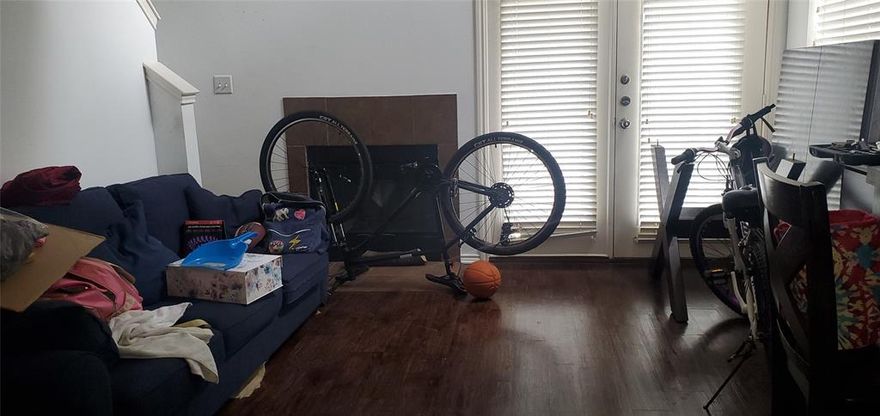 Lovely one and a half story loft that can be used as an office or a second sleeping area.