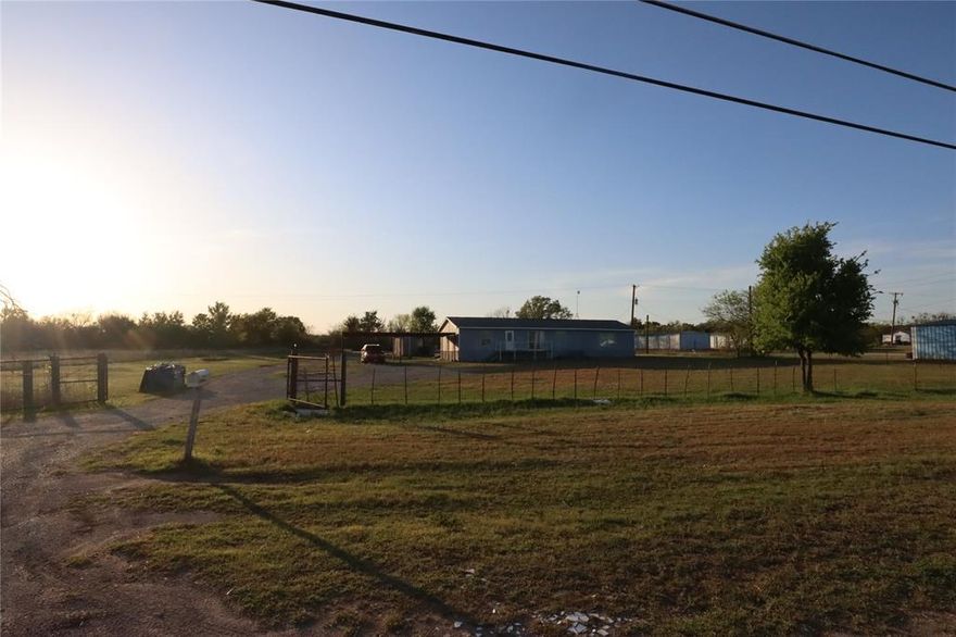 It would make a great commercial property! It's on loop 254 right down the road from Love's truck stop and less than half a mile from IH20 - the mobile home can be moved or redone to be used as office space or can be used as residential. sits on 2.5 acres with lots of road frontage- lots of possibilities with this property