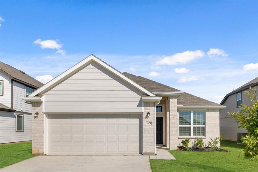 Welcome to The Retreat at Fossil Creek, one of Legend's newest communities in Fort Worth, TX! The Palermo floor plan is a charming 1-story home with 3 bedrooms, 2 bathrooms, and a 2-car garage! This home has it all, including vinyl plank flooring, privacy blinds, and tray ceilings for some dramatic flair! The gourmet kitchen is sure to please with 42-inch cabinetry, granite countertops, stainless-steel appliances, and a box window at the dining area. Retreat to the Owner's Suite featuring a beautiful bay window, granite countertops, an oversized shower, and spacious walk-in closet! Enjoy the great outdoors with a covered patio and no back neighbors! Don’t miss your opportunity to call The Retreat at Fossil Creek home, schedule a visit today!