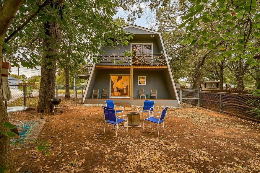 This idyllic waterfront A-frame property in Port Ridglea East is ready for its new owner. Luxury vinyl plank flooring in living room and bedrooms in 2022, new water heater in 2023, thermal-wrapped crawl space for humidity control in 2023, and back deck redone in 2022. The neighborhood includes a pool, cabana, and sport courts for homeowners and guests to enjoy. Only 15 minutes from the historic Granbury Square, this home has quick access to all of the shopping, dining, and entertainment you could ask for. This is the perfect place to get away and escape the hustle and bustle of the life for some peace and quiet. Come see all that this home has to offer today!