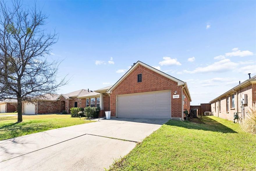 East facing home located in the Sunset Pointe neighborhood. 2025 Internal and External HVAC installed. January 2024 Roof completely refreshed. As you enter, you are welcomed by a spacious living area, with Luxury Vinyl Plank floors that extend throughout the room. The living room’s focal point is a gas fireplace, setting the scene for cozy evenings indoors. Adjacent is the large kitchen (plumbed for gas stovetop) and breakfast nook, with an open concept design making entertaining a delight. The LVP flooring continues through the hallways and bedrooms. There's even a mud room for all of your belongings when you enter from the garage. Located just a short distance from top-rated schools and shopping centers, this property promises both convenience and serenity. Schedule now and make this home yours today!  Refrigerator, washer and dryer conveys.