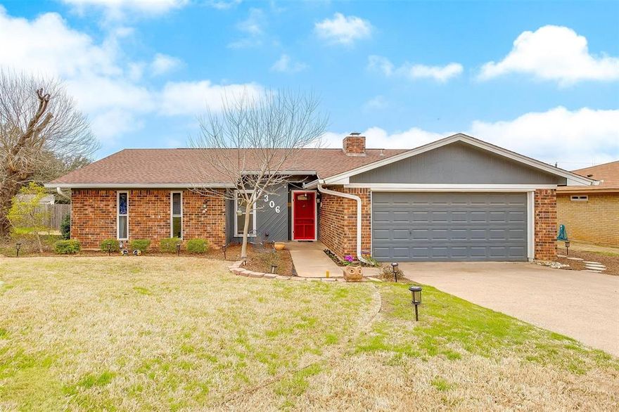 Welcome to this meticulously maintained home nestled in the established city of Pantego.  The large landscaped lot is inviting and offers a warm welcome to the home. The entry way opens into the living room which has a wood burning fireplace and overlooks the backyard. The living space also leads to the dining area and the well appointed kitchen.  The home offers four large bedroom and two baths, each room with updated double hung windows and natural light. Step outside into the large backyard where you will find extra space, a large covered patio and a wood shed for storage. Located in the highly desired area of Pantego this home offers prime location with convenient access to shopping, parks and entertainment. 
Hot Water Heater replaced in 2021