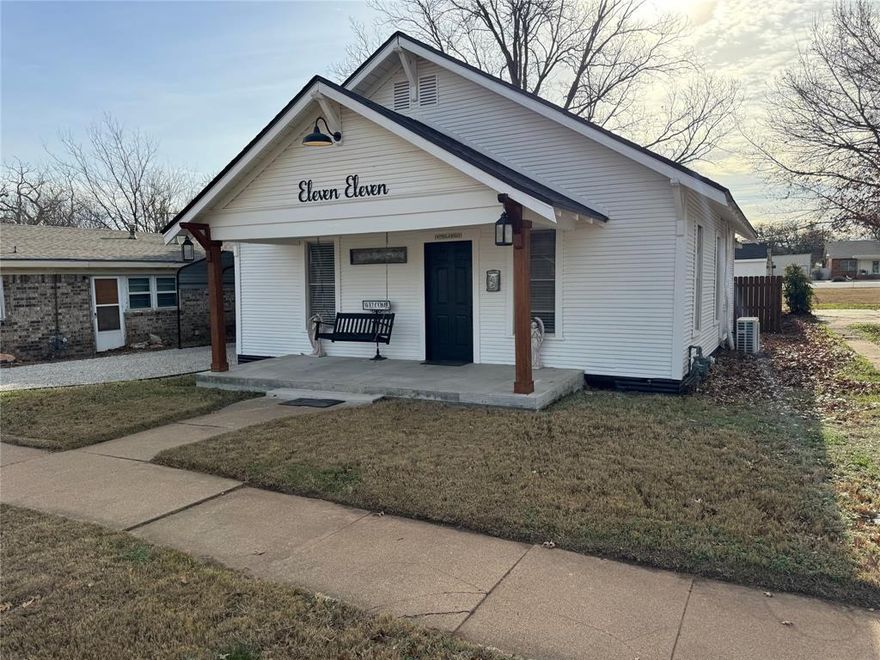 Charming 1928 bungalow beautifully renovated while preserving its character! This 2-bedroom, 1-bathroom home offers approx. 1,100 sq ft and is located in a quiet, established Cisco neighborhood. Inside you’ll find an open living and kitchen area with updated flooring, fresh paint, new countertops, stainless steel appliances, and breakfast bar seating. Storage is a huge bonus here with a rare, oversized pantry and a spacious walk-in closet in the primary bedroom. Features not often found in homes this size. The bathroom has been tastefully updated and the home includes multiple mini-split units for efficient heating and cooling. Major improvements include updated electrical and plumbing plus a newer roof for added peace of mind. Enjoy relaxing on the welcoming front porch or spending time in the fenced backyard with shade trees, garden, and storage buildings. This move-in-ready home blends modern comfort with vintage charm and is ready for its next owner!