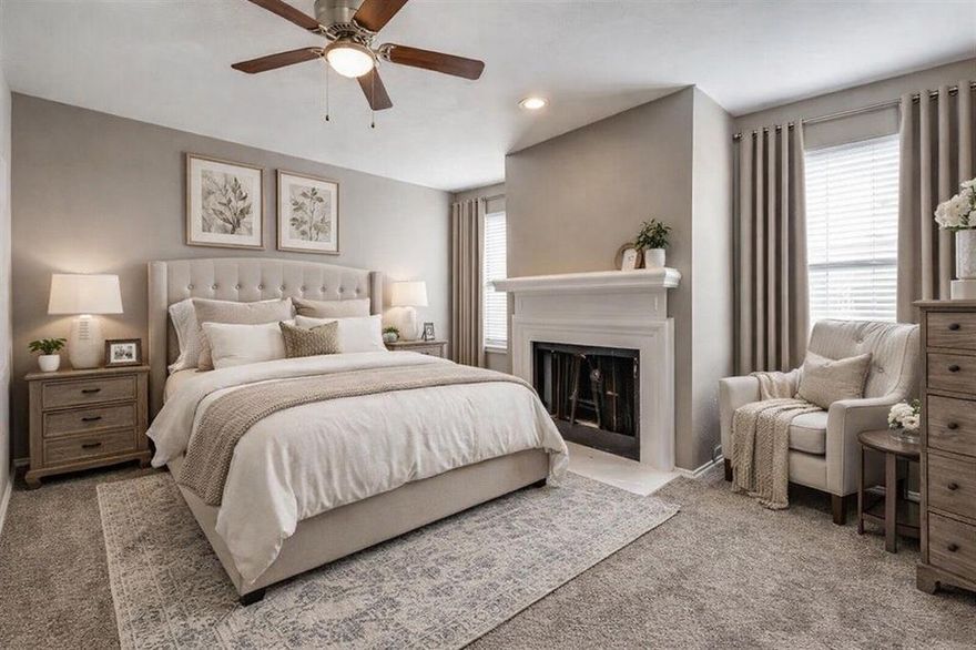 Step into a beautifully updated two-story condo that balances modern style with a prime central Dallas location. This move-in-ready home features engineered hardwood floors and a contemporary kitchen outfitted with new granite countertops, sleek cabinetry, and stainless steel appliances. The spacious master suite serves as a true retreat, complete with a cozy wood-burning fireplace and the convenience of an in-unit washer and dryer. Both bathrooms have been tastefully remodeled with granite counters, including a walk-in shower in the full bath. Community amenities offer a lifestyle of ease with a sparkling pool, tennis courts, and a fitness center. Situated directly across from Top Golf with immediate access to Hwy 75, this unit puts shopping, dining, and transit at your doorstep.