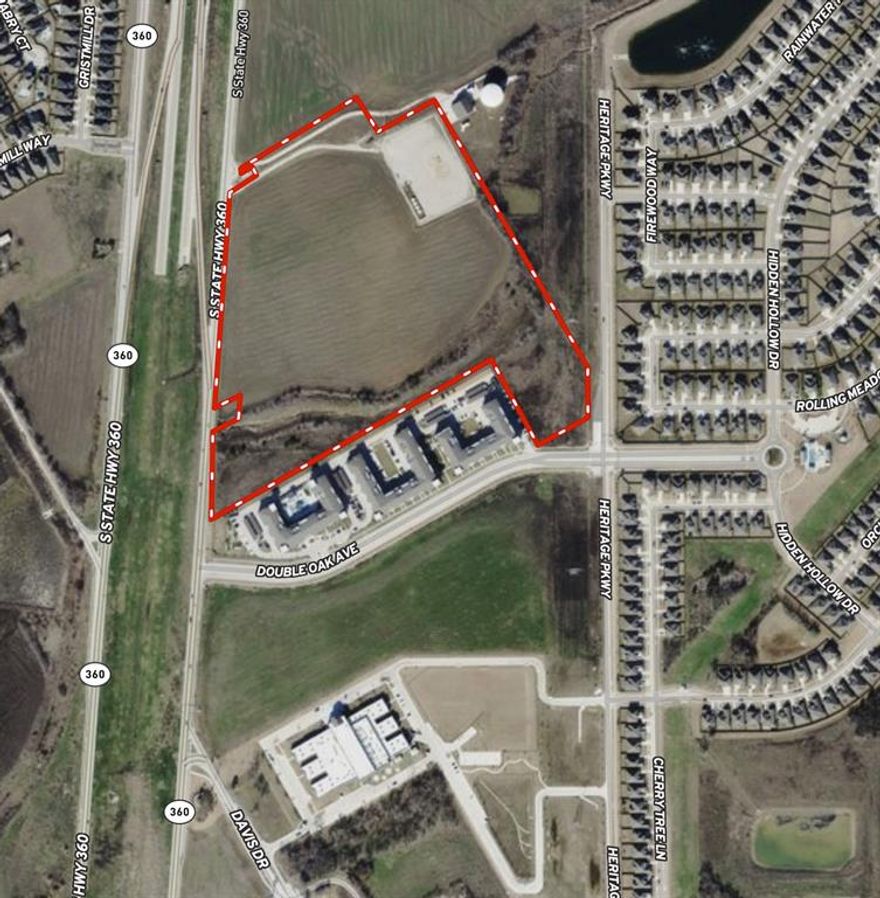 Prime Commercial Development Opportunity with Highway 360 Frontage
This is an exceptional opportunity to acquire raw commercial land in the highly sought-after Midlothian ISD and City of Grand Prairie. Strategically positioned with frontage along Highway 360, this property offers outstanding visibility and accessibility for a wide range of development possibilities.
The site has convenient access to both Highway 360 and Highway 287—two major North Texas thoroughfares—ensures excellent connectivity to the broader Dallas-Fort Worth metroplex. Sewer and Water are available, Currently zoned Agricultural, the property presents immediate flexibility with no known restrictions. According to the Future Land Use Map, the area is designated for Mixed Use, making it ideal for commercial, retail, industrial, or multi-use development.