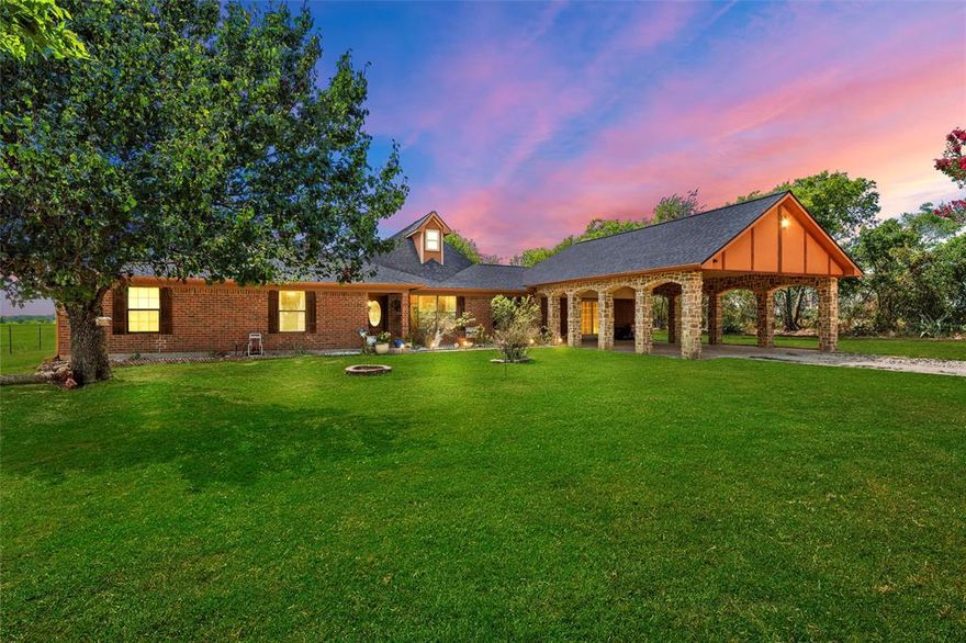 Leave the city behind and embrace the serenity of country living with this exquisite 4-bedroom, 2.5-bathroom boasting 3,812 sq ft home nestled on just under 2 fully fenced and gated acres in West Texas.

This spacious residence boasts a beautiful kitchen, complete with ample cabinetry, granite countertops, and high-end finishes throughout. The expansive home includes a 3-car garage, a large carport, and a generously-sized entertainment room featuring a bar and hot tub hookups—ideal for hosting gatherings!

Outside, you'll find multiple storage sheds and a freshly poured concrete slab, perfect for building a shop, barn, or creating a space for family and friends to enjoy. With two hot water heaters, newer AC units, and a recently updated roof, this home is move-in ready and centrally located in the sought-after West ISD.