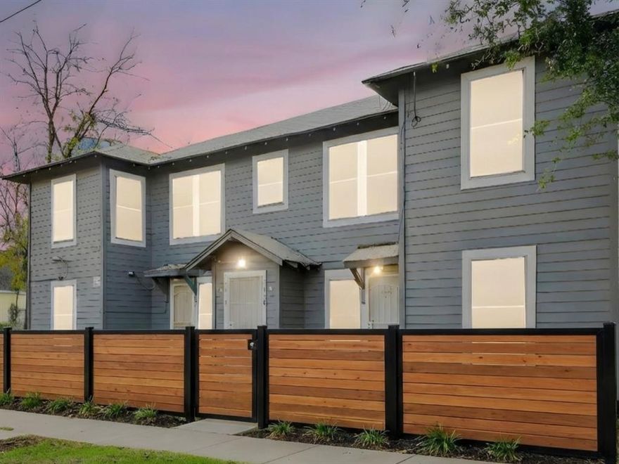 Income-producing quadruplex located in Fort Worth’s Bellevue Hill neighborhood, near the Hospital District, TCU, and major employment centers. The property consists of four separate units in a single building, offering a simple, efficient layout and strong long-term rental demand.

Each unit features central HVAC, laminate flooring, and functional kitchens, providing a solid foundation for continued operation or future value-add improvements. Shared off-street parking and a fenced front yard add to tenant appeal.

This property offers investors a stable income with upside potential through operational improvements, rent optimization, or exterior enhancements. Proximity to transit, dining, and retail supports consistent occupancy in this established rental corridor.

Financial information is provided for reference only. Buyers are encouraged to independently verify the rent roll, expenses, zoning, and feasibility of any future improvements. Property is tenant-occupied; showings by appointment only with advance notice.