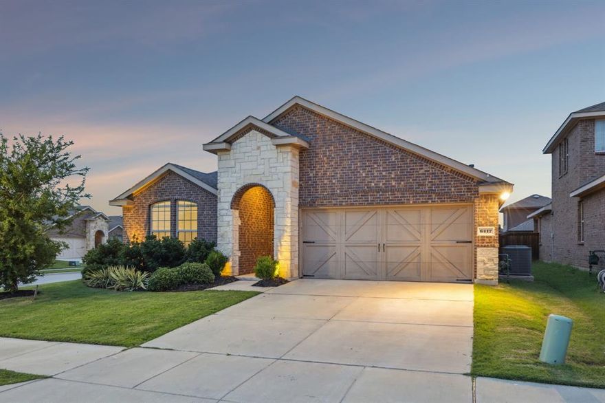 Welcome Home! We are delighted to present to you this favorable floor plan with 4 bedrooms, 2 bathrooms and an expansive living space, ideal for hosting gatherings, spacious activities or rolling on wheels should anyone need them. 
As you enter the south facing corner lot home, the entryway provides ease of access to 2 front guest rooms and the hallway bathroom - as you move along the hallway, access to the 4th guest room. Moving along further you will discover the open floor plan living area. At the heart of the home, the expansive kitchen with ample counter space plus the additional butler pantry really emphasizes the homes' ability to host. 
Besides the kitchen the formal dining area with 2 window walls offers great natural light - with no westerly neighbor, the light fills the room! 
At the back of the home, the spacious living room can comfortably accommodate large couches and ample seating yet remain cozy for those that enjoy calm quiet evenings. 
From the living room, privately positioned at the back you will lastly find the Owners suite. The primary bedroom with rear facing windows, carpet floors and ceiling fan has an ensuite bathroom with dual sinks, spacious shower and large walk-in closet. 
The home is within Sutton Fields, nearby to the newer Christie Elementary school, and is within the catchment area for Prosper ISD's newly built Moseley Middle and Richland High. To the south of the community, residents enjoy recently opened Costco, HEB and ease of access to amenities along Hwy 380 and the PGA District. Dedicated to growing interest and inclusion in golf, the PGA District is a destination for golfers and non-golfers alike. It offers practice, play and coaching opportunities for golfers of all skill levels, along with restaurants, bars, stores and play areas. 
Schedule your own private tour today and take the opportunity to acquire one of Sutton Field's better located homes within the community. Let's move!