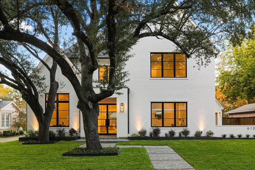This is a Stunning transitional luxury home in highly touted Preston Hollow. Designed by Covert & Associates, built by ICB Custom Builders, this home has every amenity boasting a great floor plan & built w the finest workmanship & high end materials.  5948 SF features 5 bedRs w 5 ensuite bathRs & 2 half baths, a chef’s kitchen w fully equipped butler’s pantry, gracious diningR w wet bar and wine cellar, and office. Primary & guest bedRs are on 1st floor. Upstairs there are 3 bedRs, mediaR, Full kitchenette, 2nd laundry & huge gameR. All Custom & designer selections from plumbing, hardware, lighting, tile, cabinets, ceiling details, doors & windows, 2x6 framing, commercial grade Thermador appliances, study alcove, Lg mudR, 2 laundryRs, decorative motorized gate at driveway, 2 fireplaces, whole house pre-wired, 3-car garage, Fully encapsulated foam insulation, too many features to mention!