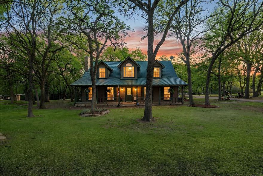 Country living at its finest. The perfect location for those looking for privacy out of town, yet close to both Weatherford and Granbury. Two amazing Texas town! This heavily treed huge yard has tons of room for the kids to play outdoors.  Plenty of room in back for your shop or pool. Notice the huge amount of natural light in this home. This one owner home is designed for the family. Tons of storage at every turn! Huge main living room with a woodburning fireplace just off the formal dining room. The separate kitchen includes beautiful granite countertops, with room for a couple of barstools, built in wine rack, and a breakfast nook! It also has a built-in desk for your computer and cookbooks. The beautiful master bath boasts a custom walk-in shower and Kohler jutted tub. Three bedrooms upstairs with the master down for your peace of mind. One of the bedrooms has a separate staircase making it the perfect guest room or young adult area or game room, study. Use your imagination. Words really can't do this place justice... Go take a look!