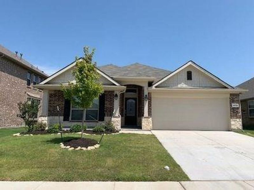 Come enjoy this beautiful newer home that has been barley lived in! Home features wood floors, stainless steal appliances, granite, upgraded cook top, smart home features, and much more! Refrigerator included with lease. HOA offers 3 community pools, 4 parks, walking trails, and great atmosphere. Lease terms are negotiable and open to longer than a year lease if needed.
