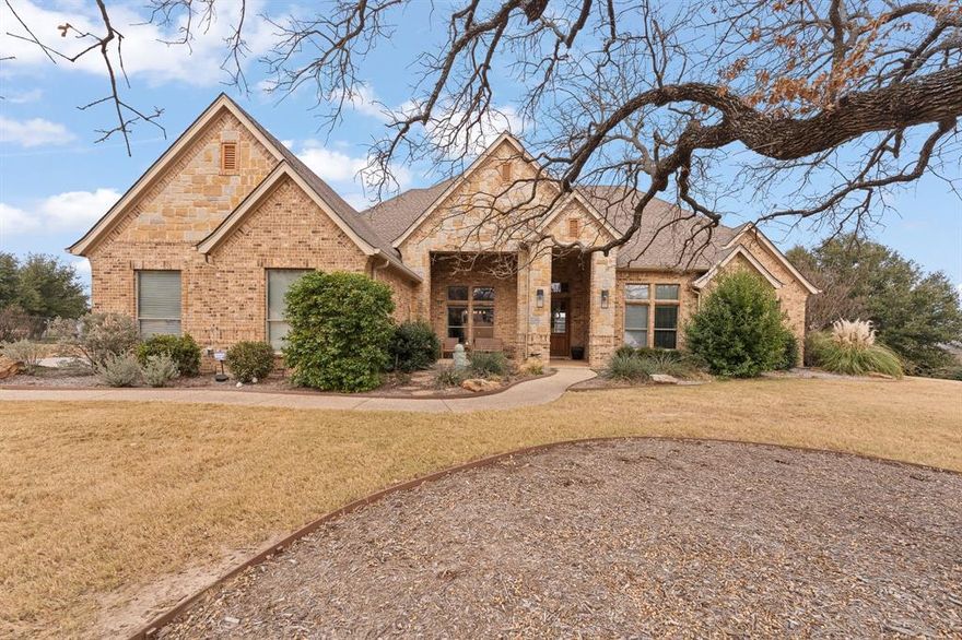 Welcome to 608 Elm Hill Blvd in Burleson Tx! This stunning home in Prairie Timber Estates sits on a full acre and offers 4 bedrooms and 2.5 baths, designed with comfort and flexibility in mind. The spacious kitchen flows beautifully into the dining room, creating an ideal setup for everyday living and entertaining. The large kitchen stands out with extra cabinetry for abundant storage, plus a spacious island featuring an additional sink, making meal prep and entertaining effortless. The versatile fourth bedroom can easily serve as an office or flex space to fit your lifestyle. Large utility room with direct access into the master closet, adding convenience and thoughtful design to the layout. Step outside to a welcoming patio with a generous sitting area and cozy fireplace, ideal for relaxing evenings. The backyard also includes a lovely pergola and an additional paved walking path with its own sitting area, creating multiple spots to unwind and enjoy the outdoors. The property also includes a 3-car garage, providing plenty of room for vehicles, storage, or hobbies. Don’t miss the chance to experience this beautiful Prairie Timber Estates listing. Schedule your showing today and see everything this property has to offer.