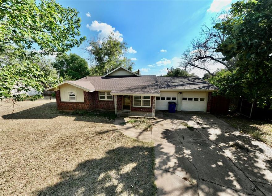 This 4 bedroom 2.5 bath is the one your family has been waiting for! Brand new roof just installed! It has hard to find 100% brick and is in an established neighborhood also in a cul-de-sac. Centrally located, convenient to shopping and schools. Very well maintained on a large lot and ready for your updates. Established trees provide great shade and curb appeal for this lovely home. This house will provide a new chapter to a large family or someone who wants space for the grand children. It has a fantastic living area with a wood burning stove for those cold winter days. This opens up to a sun room that ties into the backyard. New fence in the backyard. There is a 2 car garage and heated and cooled attic space. If you have been looking for a large brick home, in a great neighborhood please set an appointment with your favorite Realtor!