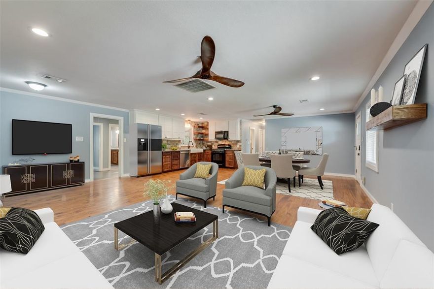 $20,000 price reduction! Don't miss out on this opportunity to own a home in growing Sanger, TX!

Charming country home nestled in the rapidly growing town of Sanger! Situated on an oversized lot, this property features a 900 sq ft workshop and storage building, along with expansive outdoor entertaining areas perfect for gatherings.

The super cute home was remodeled and expanded in 2018, with continuous improvements since. Enjoy wood floors throughout most of the home, fresh paint, and a spacious open-concept floor plan that lives much larger than its square footage suggests.

The huge yard offers ample space for kids, pets, and all your recreational toys. Located in an up-and-coming area with a new Tom Thumb grocery store coming soon! Just a short 20-minute drive to vibrant downtown Denton, full of shops, restaurants, and entertainment.

Don't miss this opportunity to enjoy country living with city convenience!