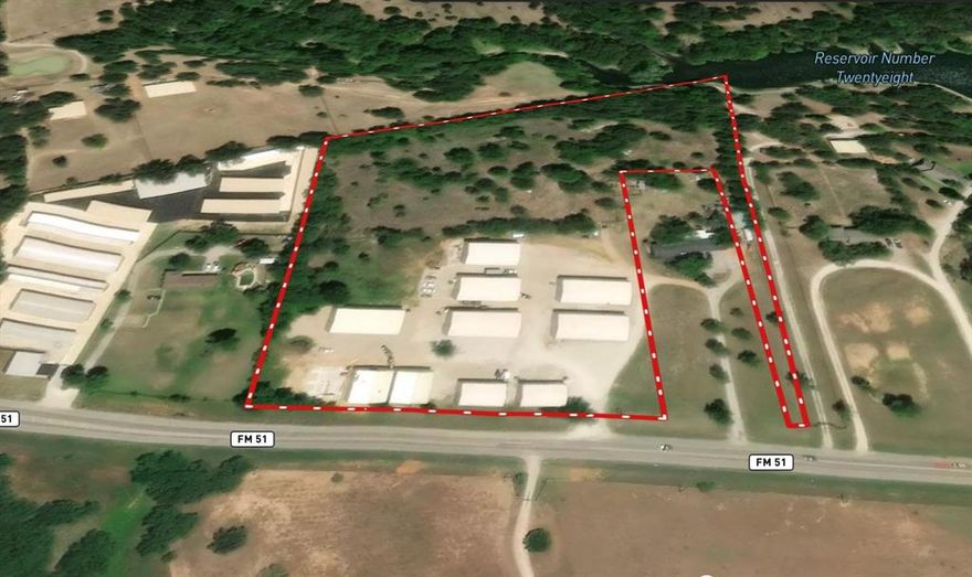 INCOME PRODUCING AND FULLY OCCUPIED BUSINESS PARK. CAP RATE OF 8 PERCENT WITH ROOM FOR ADDITIONAL BUILDINGS OR WAREHOUSES ON 11.13 ACRE TRACT OF LAND IN A GREAT LOCATION. Property offers 13 units ranging from 1500 square feet to 5000 square feet in size. All units have office space and bathroom accompanied by warehouse shop space with roll up doors. Property has private water well and septic system servicing all units.