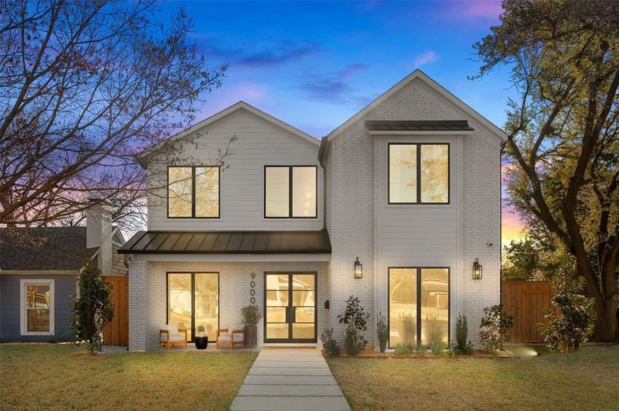 Beautifully designed home in sought-after Little Forest Hills, just minutes from White Rock Lake.  Nearly 4,000 square feet, this spacious 4-bedroom, 4.5-bath home sits on a desirable corner lot, features an open floor plan ideal for everyday living and entertaining. The chef's kitchen offers an oversized island, marble countertops, and abundant natural light flowing into the living and dining spaces. The primary suite provides a private retreat with a spa-inspired bath and generous walk-in closet. Step outside to a backyard oasis, complete with a pool and a covered patio. With its rare size, modern finishes, and prime East Dallas location, this home offers the perfect blend of luxury, comfort, and lifestyle.