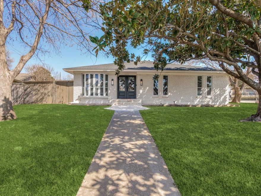 A beautifully designer-renovated single-story home in the Lake Highlands area, where light, space, and style come together effortlessly. This rare listing with a pool offers an open-concept floor plan that flows seamlessly into a stunning custom kitchen—the true heart of the home—perfect for gathering, celebrating, and everyday living. A dedicated private office provides the ideal work-from-home space, while an elegant dining area sets the stage for memorable dinners and special occasions.

Sunlight pours through expansive windows, filling each room with warmth and natural light. Step outside to your private backyard retreat featuring a fully renovated saltwater pool, a large backyard with plenty of room to play and entertain, a storage shed, and even a charming greenhouse—creating endless possibilities for gardening, hobbies, and outdoor enjoyment.

Thoughtfully updated with a new roof, new windows, and updated plumbing and electrical, this home offers both timeless beauty and peace of mind.

Ideally located within walking distance to Highland Meadows Elementary, this home blends comfort, convenience, and lifestyle in one exceptional opportunity.

This isn’t just a home—it’s a lifestyle.