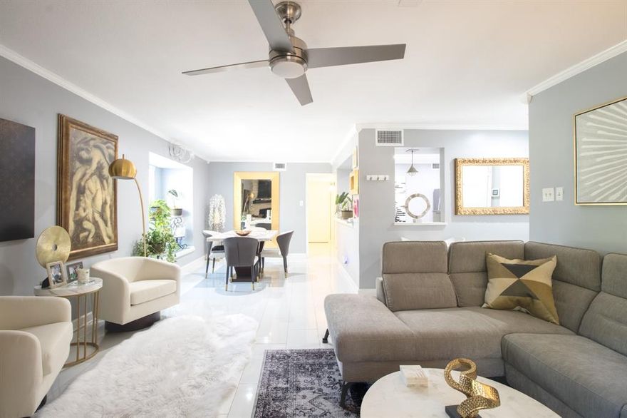 Located in a prime Dallas location just minutes from Katy Trail, Glencoe Park, and SMU, this updated 2-bedroom, 2-bath corner-unit townhome offers the perfect mix of comfort and convenience. Set within a gated community near Mockingbird Station, you’ll enjoy easy access to shopping, dining, and city life.

Inside, the home features new paint, updated flooring, and abundant natural light highlighted by a bay window with a built-in seating area. The living room is anchored by a beautifully refreshed fireplace with new stonework, while the kitchen stands out with painted cabinets and a functional layout ideal for everyday living and entertaining.

Both bedrooms are spacious, with the primary suite offering an updated bath including a new toilet. Additional upgrades include new windows, custom blinds, updated ceiling fans with remotes in every room, and a built-in alarm system.

Enjoy your private patio along with community amenities such as a pool. This move-in-ready home also includes in-unit laundry, refrigerator, washer and dryer, plus one assigned underground parking space with additional open parking available.