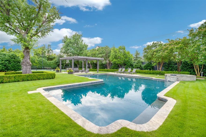 Discover a rare gem in the prestigious Lobello Estates—this exquisite one-story residence is nestled on a sprawling 1.10-acre lot, offering a serene, park-like setting. Its unique design and coveted location make it a standout choice for those seeking tranquility and sophistication in a prime neighborhood.

Step into a realm of opulence with five expansive bedrooms, each designed to be a private haven of comfort. The culinary artistry of the chef's kitchen is unmatched, adorned with premium appliances and an expansive island that transforms every meal preparation into a refined experience of creativity and style.

The grandeur continues in the formal dining room, the perfect backdrop for lavish dinner parties and intimate gatherings. A gorgeous fireplace serves as a centerpiece in the stunning great room with a wall of windows radiating natural light, grand space and sliding doors that open to the fabulous grounds bringing the outside in! The main floor primary suite presents a luxurious retreat, with a sitting area with views of the pool and pergola, an ensuite bathroom that rivals a private spa, featuring separate sides with a shared shower, and a tub for unwinding in sheer relaxation. Walk-in closets offer an abundance of storage, ensuring a seamless blend of organization and elegance.

Outside, indulge in your personal resort-like oasis, complete with a sparkling pool and spa and pickleball court, serving as the ultimate setting for relaxation and rejuvenation. The private yard, meticulously landscaped, provides a serene escape, with a beautiful pergola to relax and enjoy the view. This magnificent property offers unparalleled outdoor leisure and entertainment opportunities.

Experience the pinnacle of luxurious living at 5315 Palomar Ln, where privacy, elegance, and a life of ease converge. Schedule your private tour today, and step into an extraordinary world of refined living that awaits your discovery.