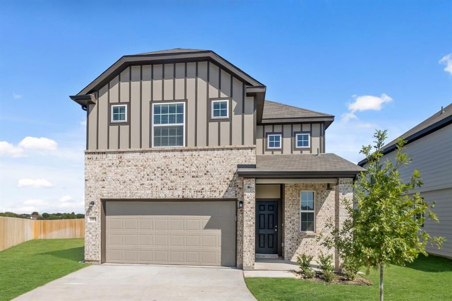 Welcome to The Retreat at Fossil Creek, one of Legend's newest communities in Fort Worth, TX! The Wisteria floor plan is a stunning two-story home, with soaring ceilings in the foyer, and features 4 bedrooms, 2.5 baths, game room, and 2-car garage. This home has it all, including privacy blinds and vinyl plank flooring throughout the common areas! The first floor offers the perfect space for entertaining with a peninsula kitchen open to both the living and dining areas! The gourmet kitchen is sure to please with 42-inch cabinetry, granite countertops, and stainless-steel appliances. Retreat to the Owner's Suite featuring a beautiful bay window, granite countertops, and a walk-in closet. Don’t miss your opportunity to call The Retreat at Fossil Creek home, schedule a visit today!