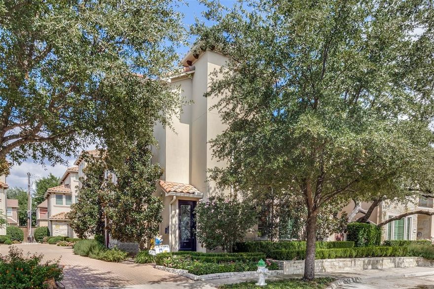 Beautiful 3 story home in University Park. This home features a large open living area with wood flooring throughout and has log fireplace.  Bright open kitchen with stainless appliances, dry bar with wine cooler, oversized pantry, and granite countertops and island. The second floor features a large primary bedroom with glass shower and dual vanities and sinks and walk in closet. On the 3rd floor you will find a bonus room perfect for a media area or playroom.  Outdoor patio area great for a grill and outdoor fire pit and seating. Highland Park ISD.