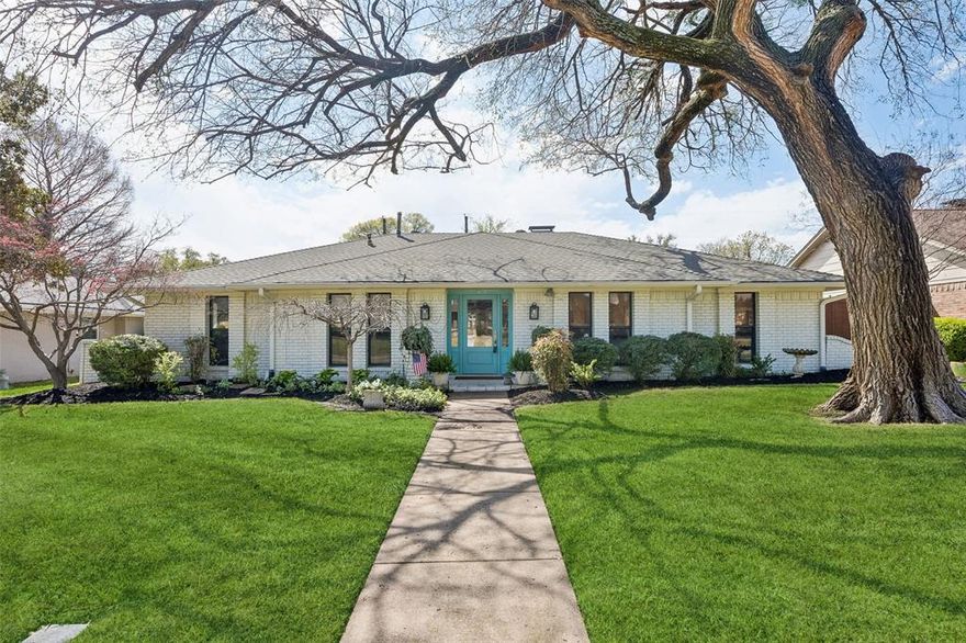 Lovingly renovated with intention, this one-of-a-kind 4-bedroom, 2.5-bath Canyon Creek home warmly welcomes you and your guests the moment you enter. Filled with natural light and modern elegance, the home showcases high-end finish-outs and quality craftsmanship throughout. Engineered hardwood floors, vaulted ceilings, shiplap accents, and designer lighting create a sophisticated yet inviting atmosphere designed for both everyday living and entertaining. The enviable kitchen is a true centerpiece, featuring marble countertops, distinctive brick flooring, a 6-burner gas range with pot filler, and custom cabinetry designed to keep everything beautifully organized. A built-in coffee bar and dedicated cabinet storage for appliances, vacuums, and cleaning tools add thoughtful functionality. The impressive butler’s pantry elevates storage and entertaining with floor-to-ceiling cabinetry, pull-out shelving, and a wine fridge. The serene primary suite offers a private retreat with a separate sitting area and a spa-inspired en-suite bath complete with an oversized walk-in shower, marble tile accents, and a relaxing soaking tub. Additional bathrooms have all been updated with stylish, on-trend high-end finishes. Outdoors, the home is summer-ready with a sparkling pool, lush landscaping, and a private backyard oasis surrounded by a 6’ board-on-board fence and child safety pool fencing. The landscaping is truly a showstopper and a gardener’s dream. Additional highlights include a doggie door leading to the side yard from the garage and an extended driveway providing a third parking space. Located in sought-after Canyon Creek, residents enjoy scenic trails ideal for walking, biking, or golf cart rides with convenient access to dining, boutique shopping, and spa. Members only 18-hole Championship golf course, Tennis Club and Pickleball courts, is around the corner! Commuting is easy with the Silver Line DART Station just minutes away.