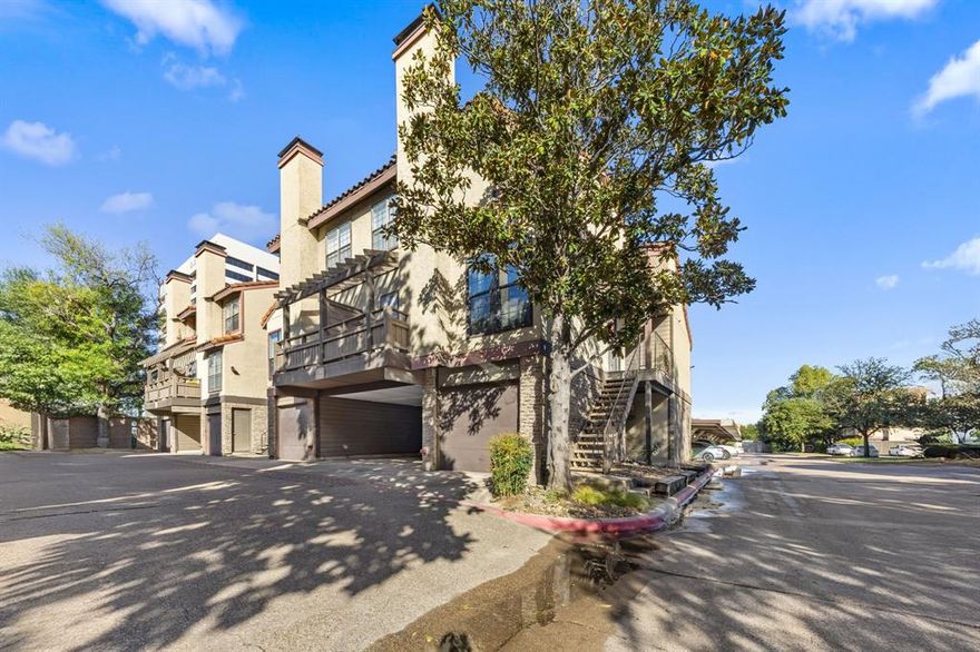 Newly updated condo with an attached garage in the desirable University Crossroads community. This 1-bedroom, 1.5-bath unit features two living areas and two fireplaces, offering flexible interior living. The attached garage adds valuable storage and everyday convenience. Residents enjoy access to two pools, a clubhouse, and walkable shopping and dining. Embrace an active lifestyle with White Rock Lake and the Katy Trail just a short bike ride away. Additional updates include a new HVAC system (Aug 2025). Refrigerator, washer (new Nov 2025), and dryer included. See Private Remarks.