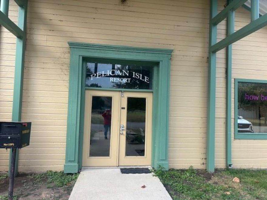 Double lot with over sized awning. Has a small storage shed on property. The electric poles shows lot 22 and 23 on electric poles.