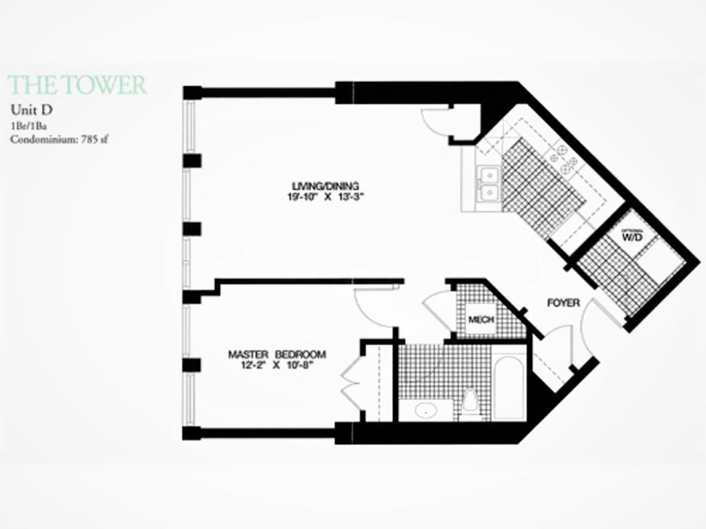 Tower Residential II Condo - Residential Lease