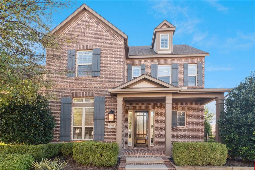 This stunning former Ashton Woods model home offers the perfect blend of luxury, comfort, and convenience. With 4 bedrooms, 3.1 baths, and a 2-car garage, this home is packed with upgraded features and thoughtful design throughout. Step inside to find custom cabinetry at every turn—an elegant office with built-ins, a chef-inspired kitchen with wall-to-ceiling cabinets, 5 burner gas cooktop, with stainless steel appliances and designer lighting perfect for entertaining!  The oversized primary suite features a spa-like modern bathroom, creating a true retreat with a luxurious oversized shower with a rain shower head and soak in tub! Separate vanities with designer lighting and large walk-in closet. Upstairs, you’ll find three generously sized bedrooms, all conveniently connected to the game room and den—ideal for relaxation, play, or extra workspace, with custom cabinetry. For added convenience, this lease includes a washer, dryer, and refrigerator for the new tenants to enjoy, also home monitoring should they wish to reconnect the system already built in. Located just steps from the middle school and close to community amenities, scenic trails, parks, and top shopping and dining plus walkable, resort style community of The Trails at Craig Ranch,  PGA Championship golf and dinner club, upscale fitness complex, this home delivers both lifestyle and location. Move-in ready and beautifully maintained—don’t miss this one!