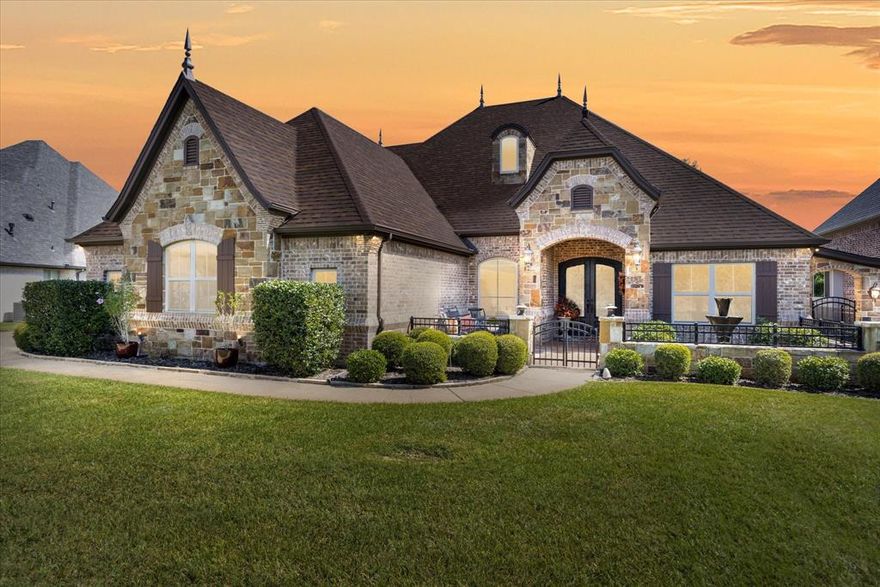 Welcome to your ultimate waterfront retreat in one of Granbury’s most sought-after neighborhoods—The Island. Tucked away on a quiet cul-de-sac, this four-bedroom, four-and-a-half-bathroom home is thoughtfully designed for both relaxation and entertainment. With 3,663 square feet of living space, there’s room for everyone, including guests who will love the upstairs bunk room complete with its own full bathroom. Step outside and enjoy the heated in-ground gunite pool overlooking the lake, or take a stroll down to your fully finished boat dock equipped with double lifts and an automatic boat cover. It's just a few homes from the main body of Lake Granbury, so your water adventures are always moments away. Inside, enjoy comfort year-round with a newer high-end roof and an upgraded air system in the primary bedroom. Storage is no issue with a generous Christmas closet—yes, it's big enough for the tinsel AND the tree. Whether gathering for the holidays or just a weekend escape, this home offers a perfect balance of style and function. Love convenience? Park the car and hop in your golf cart—you're just minutes from nearby shopping, dining, and popular spots like The Home Depot, Lowe's, and tons of restaurants. This home is more than just a place to stay—it’s a lifestyle. Whether you’re lounging by the pool, cruising the lake, or hosting friends, every day feels like a vacation here. Come see why lake life never goes out of season.