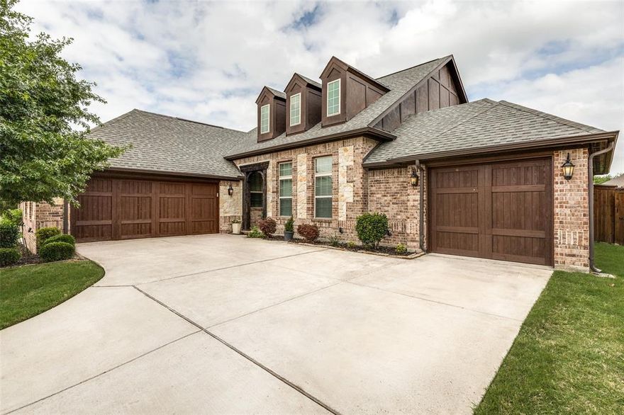 Burleson Gated Community: Rustic Elegance located in the highly sought after Landmark Estates at Hidden Vistas offering Modern Living, Custom Home Features, 3-Car Garage and All-Weather Entertaining
3 Bdrm 2 Bath 3 Car Garage

Property Highlights
Curb Appeal: Beautifully landscaped in a small, quiet, gated subdivision.
Expansive Living Area: natural stone gas fireplace, hard wood floors in common areas, large windows with remote controlled window shades.
Garage & Storage: 3-car garage, including a unique single-car pass-through with front and rear overhead doors. 
Work and Play: Dedicated office or bonus room and convertible attic space with room to expand the homes living area. 
Chef’s Kitchen: Granite countertops, butler’s pantry, and a mudroom, laundry combo for peak organization.
Indoor-Outdoor Living: Two backyard patios, featuring a large covered patio with remote-controlled screen enclosure for year-round use. 
Owner's Retreat: En suite with expansive walk-in shower, his and hers vanities, and oversized walk-in closets.
integrated sprinkler system: Keep your lawn pristine, with sprinklers serving the lush green grounds.