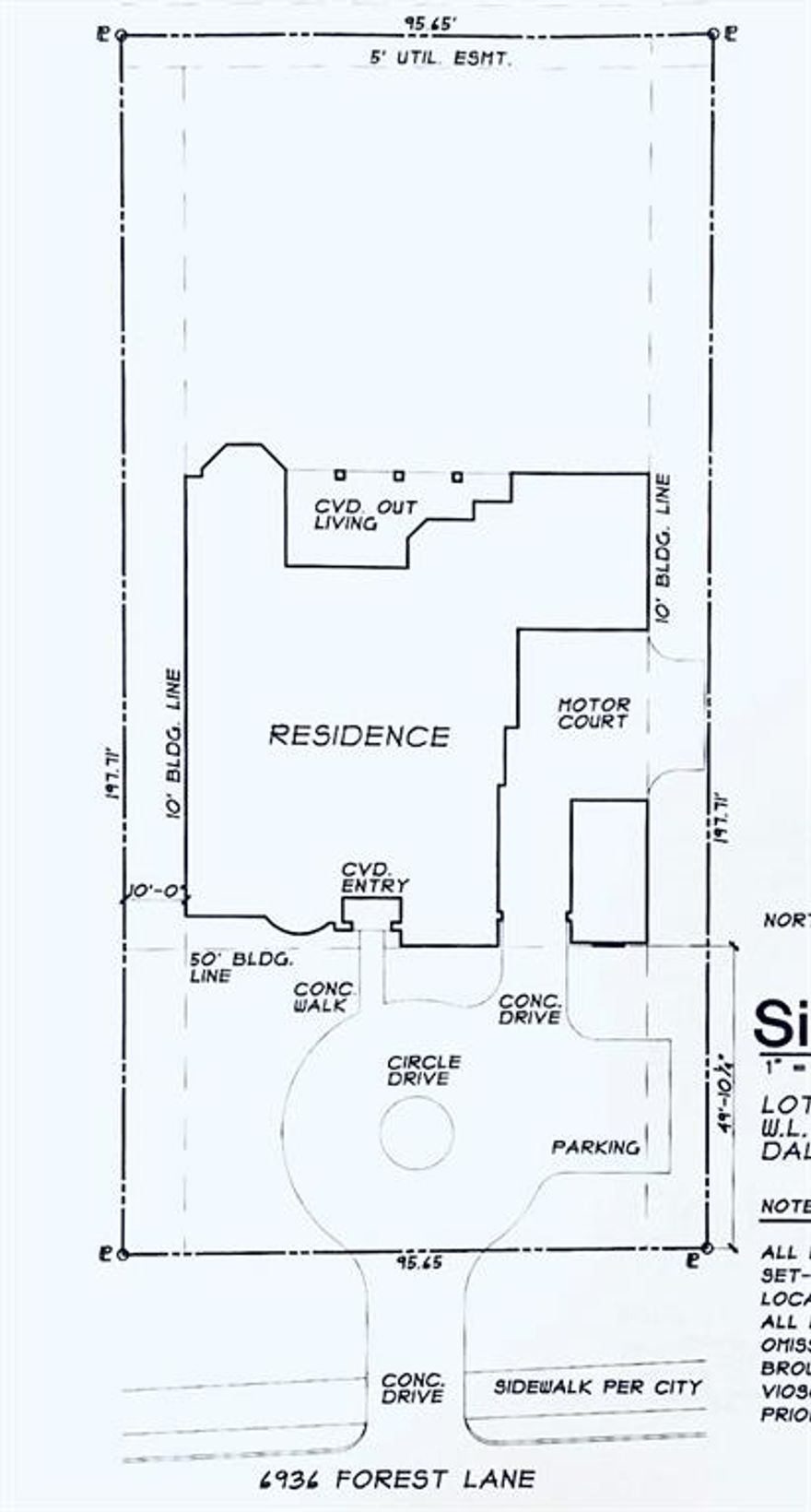 Price Improvement! Consider the possibilities of building your dream home on this Wonderful lot.  It is almost half an acre at .43, with mature trees, clean and ready. It is convenient to Medical City, I-75 and I-635, and west of 75. Beautiful new build next door as neighbor. Lovely Lake Forest Subdivision is across the street.  Churchill Park is not far and includes Sports Courts and Playgrounds and Picnic area and trails.


A photo of the plans of what was going to be built has been added as an example.