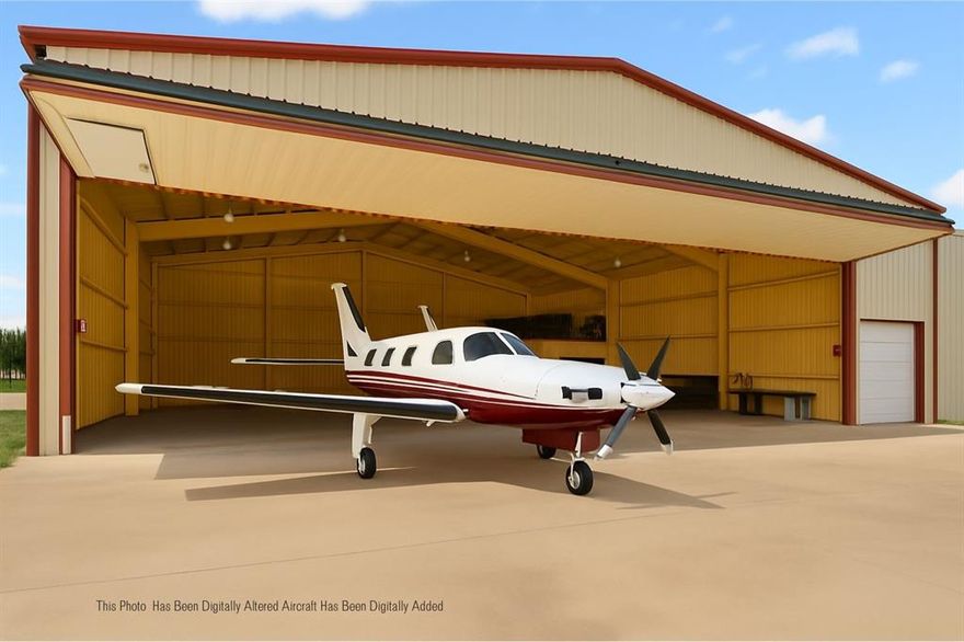 For Sale: Executive Hangar 75' x 75' at Graham Municipal Airport!!  Rare opportunity to own a high-quality hangar on a prime lot at Graham Municipal Airport (RPH). Built in 2019, this well-maintained 75' x 75' hangar offers ample space, modern features, and excellent utility for both aviation and mixed-use needs. Key Features: A 60' wide with 14' height clearance Schweiss Electric Bi-Fold Hangar Door – Smooth operation with plenty of clearance for most aircraft. A 9' x 10' RV Door – Convenient access for recreational vehicles or additional storage. Fully Insulated – Temperature-controlled comfort and protection year-round. 200 Sq Ft Office Space – Perfect for flight planning, business operations, or private workspace. 260 Sq Ft Loft – Extra storage or creative use space above the office area. Half Bathroom for On-site convenience. Prime Location – Situated on a sought-after lot within the Graham Municipal Airport community. The airport has a 5,000 ft X 75 ft runway and a 3300 ft X 50 ft runway. Whether you're a pilot, aircraft owner, or investor, this hangar is a hard-to-find gem offering versatility, security, and long-term value in a growing aviation hub. Don’t miss your chance to secure this exceptional property—hangar space like this doesn’t stay on the market for long.