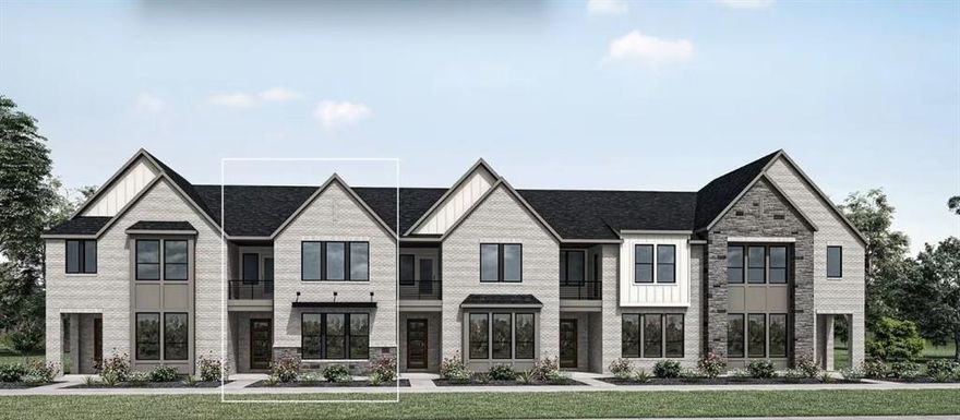 MLS# 21092424 - Built by Drees Custom Homes - Mar 2026 completion! ~ The Cyrus at Mosaic Townhomes offers the perfect mix of style and convenience across two levels. On the first floor the kitchen, dining and living areas flow together in an open layout designed for gatherings while a pocket office makes working from home easy. Upstairs a dramatic two story family room brings in natural light and the primary suite includes a private balcony for a quiet retreat. With additional bedrooms and baths, there is space for family, guests or hobbies.? Enjoy modern design, flexible living, and the ease of townhome ownership in the heart of Mosaic.