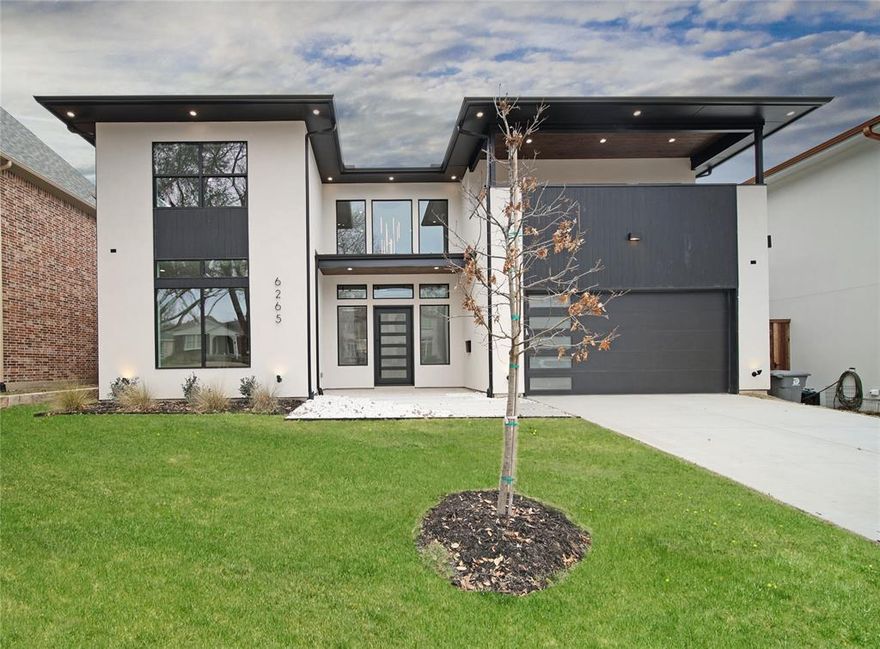 Stunning Transitional Home by Avant Group in the highly desirable, Wilshire Heights, features Custom Cabinets, 10ft Island, 48in Built-in Café® Fridge, Café® Gas Range, Bar w Wine Cooler & Wooden Floating LED Shelves, Walk-In Pantry with Cabinets & Chopping Block Counter, 2-Story Foyer with Large Modern Pendant Lights, Cove Lighting, Real White Oak Hardwoods, Steel & Glass Entry Door and 20ft ceilings. Ground Level has the Primary with Vessel tub, Large Spa-like Rainfall Shower & Enormous Closet, Guest Bed or Office w ensuite Bath, Powder Bath, Laundry & Covered Patio overlooking large backyard. 2nd floor features 3 Beds w Ensuite Baths & Media Room with Balcony. Includes Control4® Smart Home w Smart Lights, wired w CAT-6E Internet, wired for Speakers & Cameras, Piered-slab Foundation, & Foam Insulation, 2 Tankless Water Heaters. Includes Maverick® 1-2-10 Builders Warranty