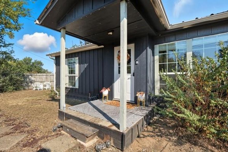 SUPER CUTE, Freshly painted, cottage-style home on a beautiful and spacious, tree-shaded lot. Featuring a split plan of 3 bedrooms, two bathrooms, an open floor plan for the living, kitchen, and dining areas. Excellent location close to all the amenities, such as Coleman Park, which features walking paths around Coleman Lake, Magic Mountain Waterfall, and ball fields. A short drive or a pleasant long walk that has a great spot to take a break and enjoy some incream at the local DQ then to the Celebration District of Downtown Sulphur Springs, offering shops, dining, community activities, weekend movie nights, and farmer's markets. This sweet home is nestled amongst other fantastic properties with great views in every direction!