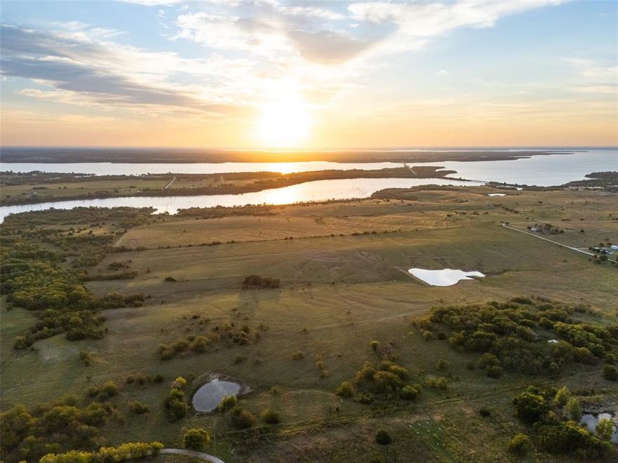 Welcome to Lake View Ranch!

This 106-acre property in Valley View, Texas, offers an exceptional mix of development, homesite, and recreational potential. Located in Cooke County with stunning Lake Ray Roberts views, the land features open pastures, gently rolling terrain, scattered timber, and three ponds.

With nearly half a mile of road frontage and full fencing, the property provides excellent access and security for either development or ranch use. It borders Corp Land on the north side, adding valuable recreational potential.

Conveniently situated just 8 minutes from Downtown Valley View, 27 minutes from Denton, and a little over an hour from Dallas, Lake View Ranch combines country living with accessibility.

Any mineral rights owned by the Sellers will convey with the sale.
Electric runs along the road, there is an existing water well, and county water is nearby.

All showings are by appointment only