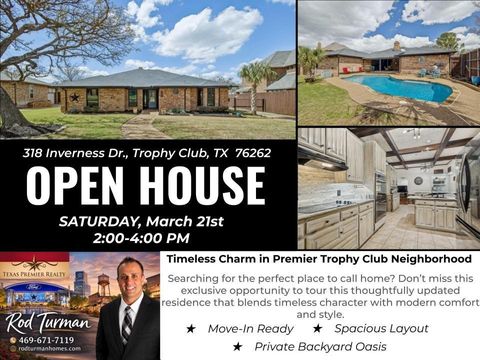316 Inverness Drive Trophy Club TX 76262
