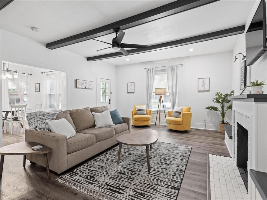 Great opportunity for investors! This property is currently being used as an STR and owner is willing to sell home with STR business and furniture! Discover this charming 3 bed 2 bath home in the heart of Ennis Tx. Featuring two living areas this home is perfect for gatherings and entertaining. The kitchen boasts granite countertops, island, and stainless appliances such as dishwasher, oven, and sink. Large windows in the home offer natural light throughout the home creating a warm and inviting atmosphere. The large backyard features a new privacy fence ideal for relaxation and outdoor activities. Located conveniently close to popular stores and restaurants this home offers easy access to shopping, dining, and entertainment.