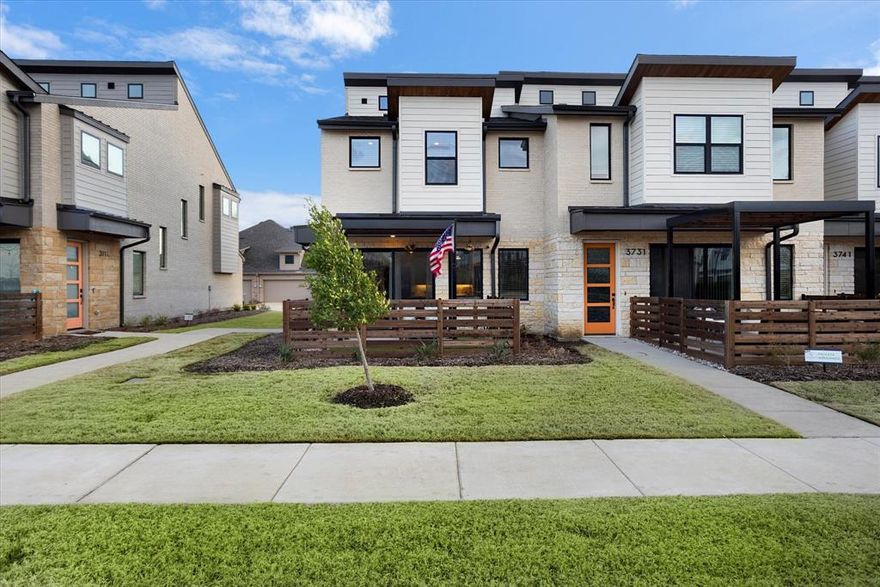 ASK ABOUT OUR $6K LENDER CREDIT WITH PREFERRED LENDER!! All TVs, Washer, Dryer, and Refrigerator are included!

Welcome home to this charming and meticulously maintained two-bedroom, two-and-a-half-bathroom townhome in the highly sought-after Windsong Ranch community! Across the street from new, quarter-billion dollar Richland Hills High school, this stunning corner-unit offers 1,466 square feet of thoughtfully designed living space and natural lighting, blending modern elegance with cozy comfort. Step inside this bright and open floor plan that welcomes you with inviting atmosphere and charm. The spacious living area is perfect for relaxing or entertaining, while the gourmet kitchen boasts beautiful cabinetry with a sleek oversized center island, perfect for meal prep. The primary suite is a true luxury, featuring a spa-like ensuite bath and generous closet space. A well-appointed second bedroom and an additional full bath provide plenty of room for guests or a home office. The addition of the convenient half-bath adds an extra touch of functionality. Located in the vibrant Windsong Ranch community, this home offers resort-style amenities, including lush green spaces, stocked ponds, scenic walking trails, and access to the award-winning 5-acre lagoon, providing a one-of-a-kind lifestyle experience. With low-maintenance living and an unbeatable location, this home is perfect for those looking for a peaceful retreat without sacrificing modern conveniences. Come see it today and fall in love!