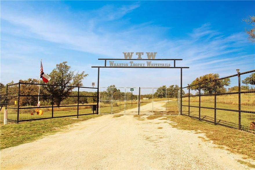 Serious hunters look no further. Wharton Trophy Whitetails is a fantastic, one-of-a-kind, 345 ac whitetail hunting & breeding ranch for hunters who know the value of having their own managed herd. Some of the finest big game in all of Texas. Top quality, high-scoring, upper 200 whitetails. Great genetics. Professionally owned-managed for years. One piece tight-lock, predator-proof Perimeter High Fencing. Breeding facility accommodates up to 100 fawns. 10 ac of holding pens. Special barn for bottle feeding and vet treatment. Two very nice mobile homes. Rustic ADA accessible hunters lodge. Exceptional interior road system. Outstanding lakes, ponds, food plots. feeders, blinds, stands.  This property has it all!
