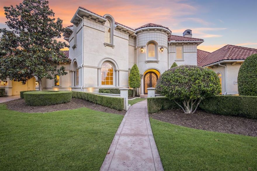 Breathtaking Zachary custom home in the highly sought-after guard gated Starwood, with extensive landscaped grounds and fabulous creek lot, synthetic turf dog run. Walls of windows provide panoramic views of the private backyard oasis. Relax under the spacious covered patio, with resort style pool & outdoor living with see thru fireplace and grill.  Entertaining is a breeze in this gourmet kitchen w gas cooktop, granite counters large island.  You will love the exquisite architectural detail throughout this incredible floorplan.  Luxurious Master Retreat & spa like bath. Home offers a study & second bedroom down. Adjacent to the family room is a downstairs media and walk in wet bar. Upstairs you will find a game room and three oversized additional bedrooms with en-suite bath.  Private 3 car garage with lots of storage is among the many features of this home. Four new AC units were replaced in the past year.