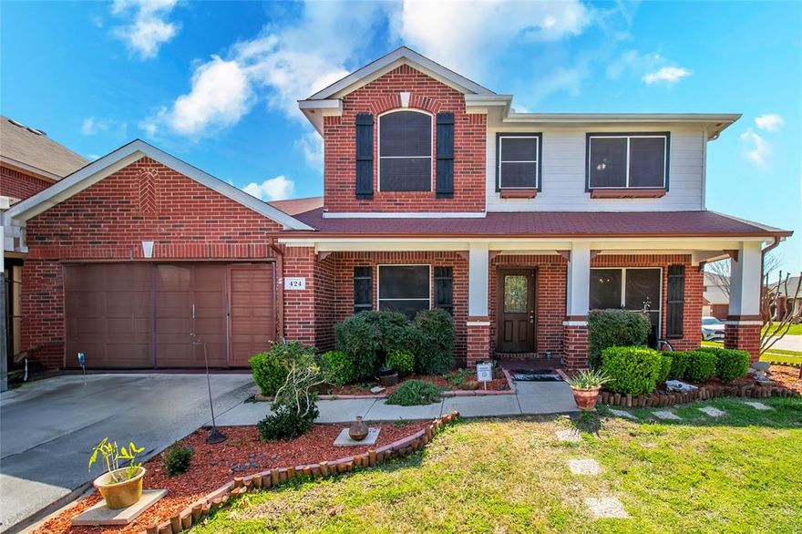 Are you ready for summer? The SALT WATER POOL AWAITS YOU!! Charming and inviting 4 bedroom with a 5th that could be a library, office or bedroom. Master bedroom is on the first floor with french doors that open up to your backyard oasis. Downstairs living room is open to the kitchen and has a fireplace to keep warm on those cold winter days. 2 full bathrooms one down and one up, half guest bathroom is conveniently on the bottom floor. Kitchen has brand new stainless steel appliances and has a connecting breakfast nook and separate dining room that could be used as a small living area. A large living room or game room area upstairs for you and the kids to make new memories in. Fresh paint throughout exterior and interior on the first floor. You're conveniently close to great schools, restaurants and shopping for all your needs.