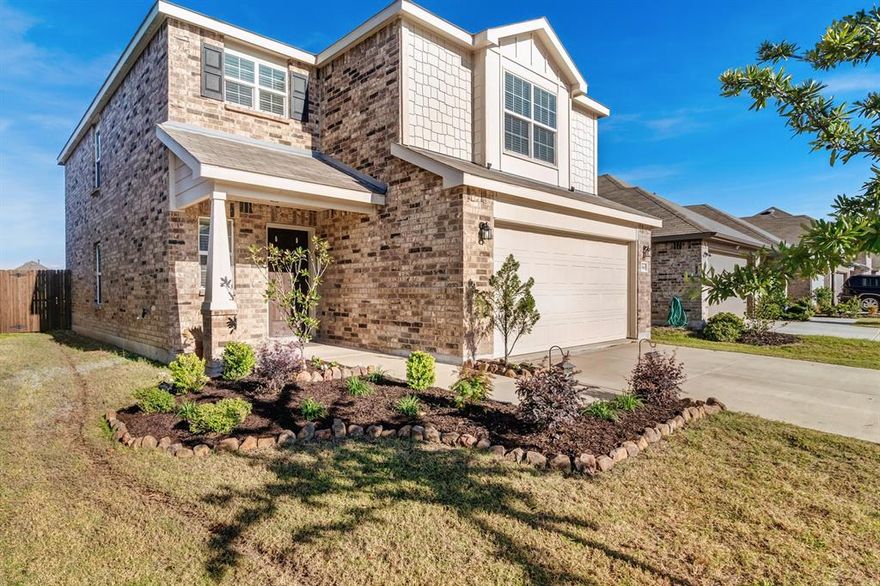 Want to be close to the lake and still have that small town feel? Travis Ranch is a wonderful community located in both Forney ISD and Rockwall ISD right next to Lake Ray Hubbard with all the amenities you could ask for! Living is easy in this beautifully built, affordably priced, freshly updated home perfect for a growing family. This lovely home boasts four spacious bedrooms, three full bathrooms, all fresh paint throughout, two-tone cabinets in the kitchen with beautiful granite countertops and tile backsplash, two living areas, and a two car garage! During the warmer seasons, you'll love basking in the sun while taking a swim in the beautiful community pool, taking a walk around the quiet, friendly neighborhood, or taking your boat out at the nearby lake.